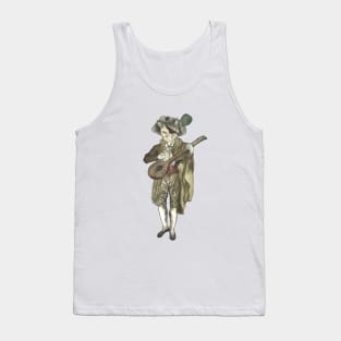 Pirate Musician Cat Tank Top